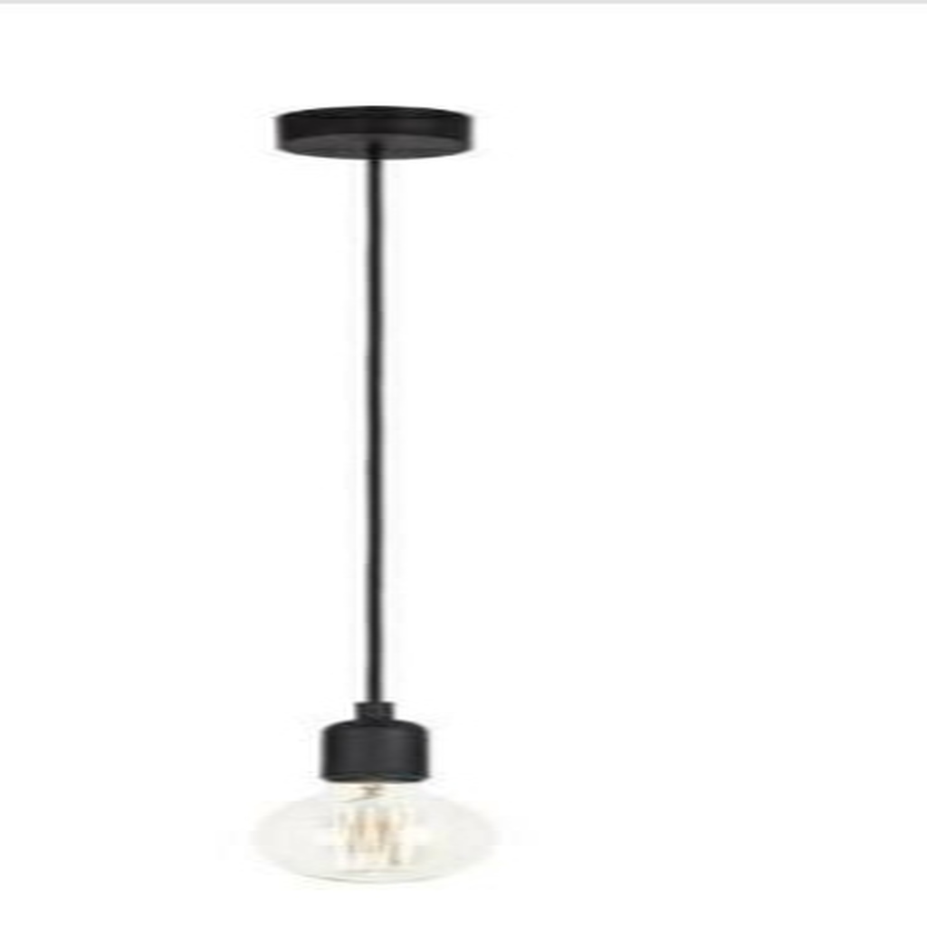 MYLİGHTS RETRO RUSTİK TEKLİ SARKIT SİYAH AVİZE