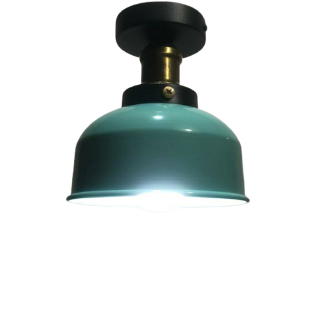 MYLİGHTS RETRO RUSTİK TURKUAZ PLOFONBYER TAVAN AVİZE