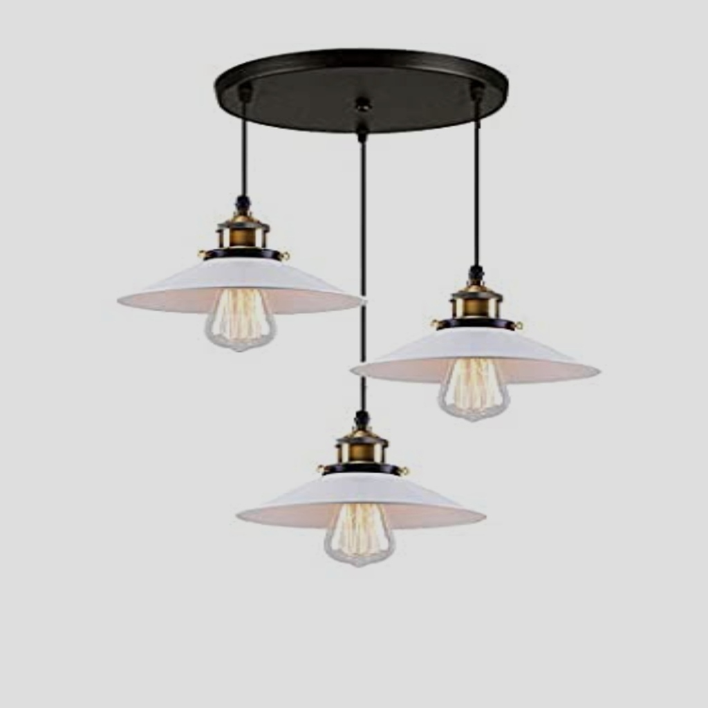 MYLİGHTS RETRO RUSTİK ÜÇLÜ METAL SARKIT RUSTİK AVİZE