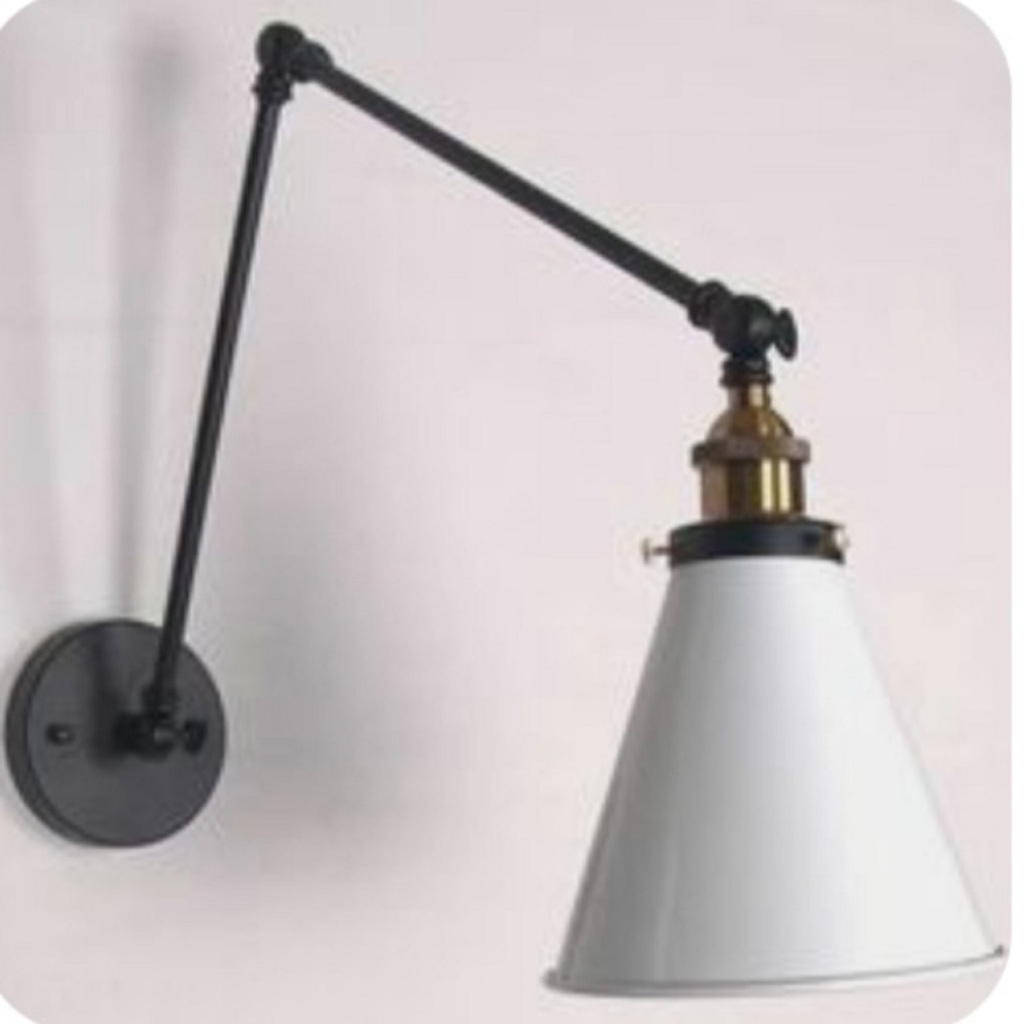 MYLİGHTS RETRO RUSTİK VİNTAGE METAL AKROBATİK APLİK OKUMA LAMBASI