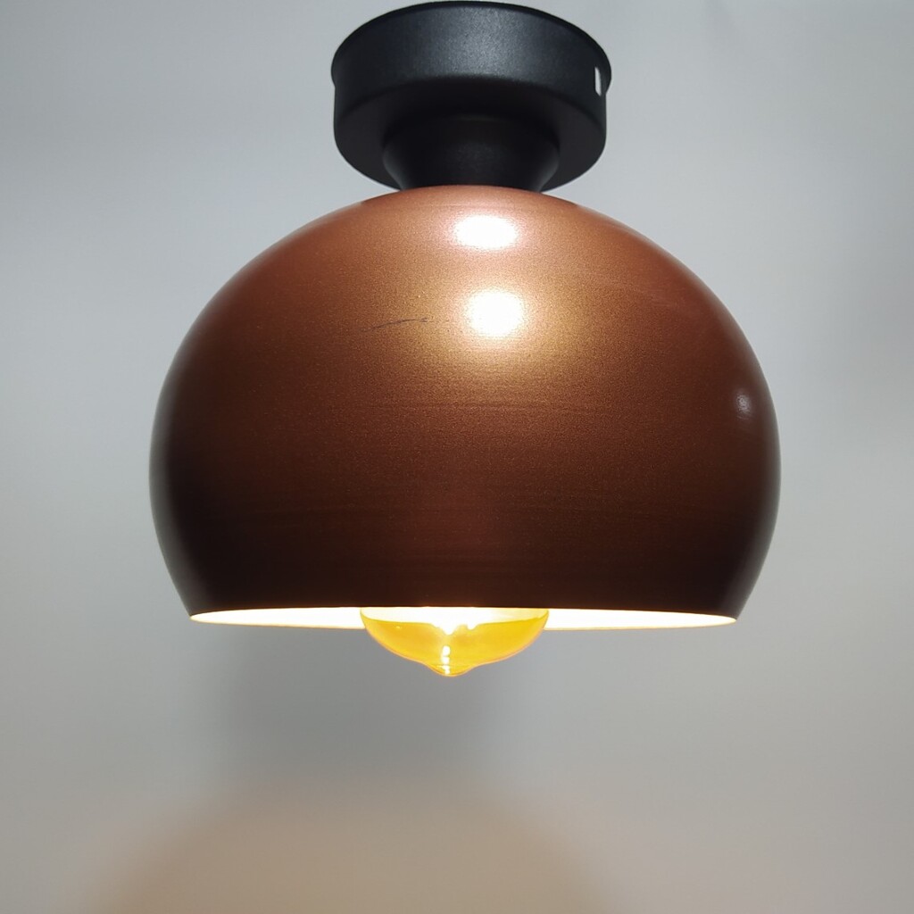 MYLİGHTS RETRO RUSTİK VİNTAGE METAL PLOFONYER ARMATÜR 20 CM