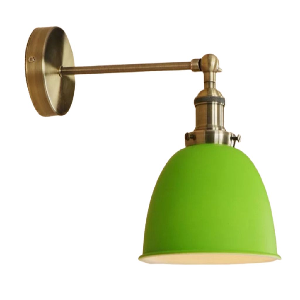MYLİGHTS RETRO RUSTİK YEŞİL MAFSALI HAREKETLİ APLİK DUVAR LAMBASI