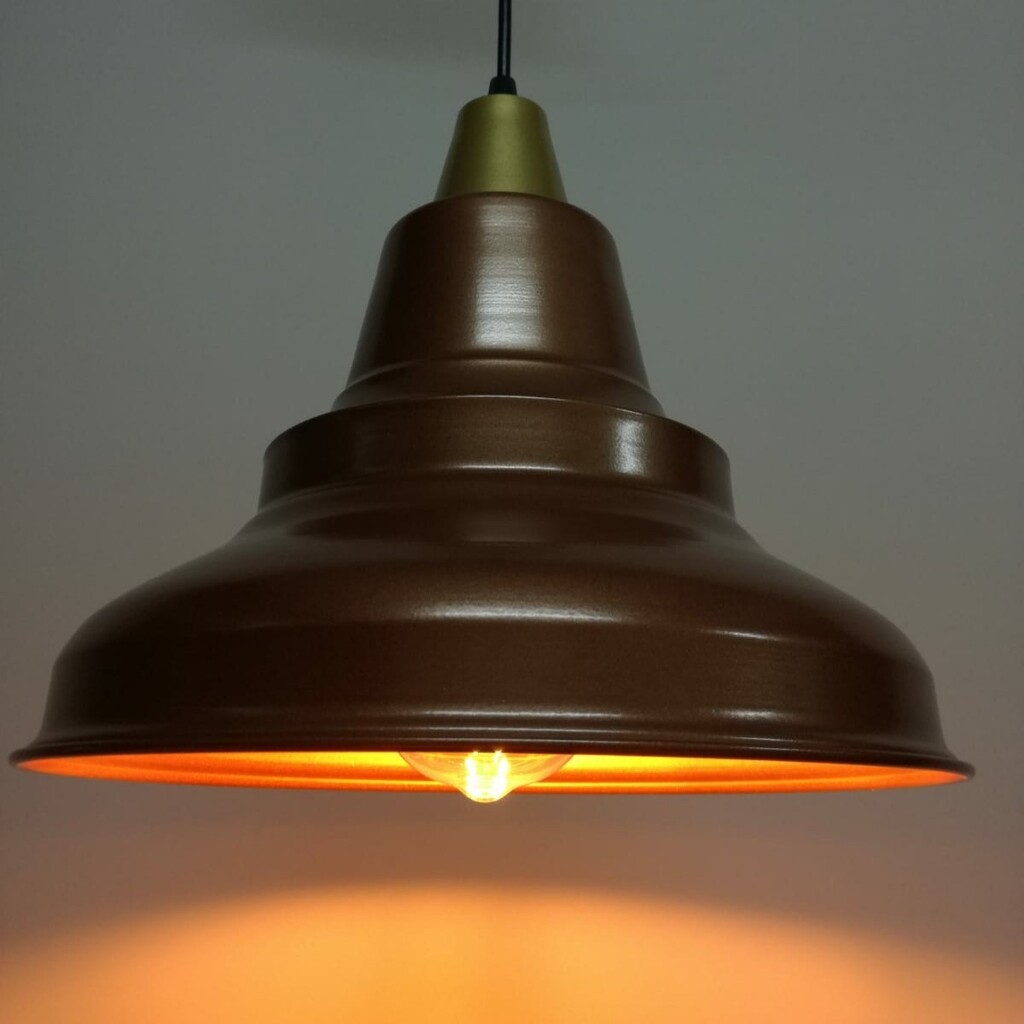 MYLİGHTS RETRO RUYSTİK BAKIR METAL SARKIT AVİZE