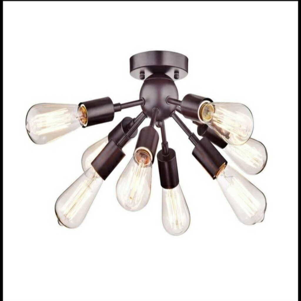 MYLİGHTS RETRO SEKİZLİ PLOFONYER TAVAN AVİZE E27 DUYLU