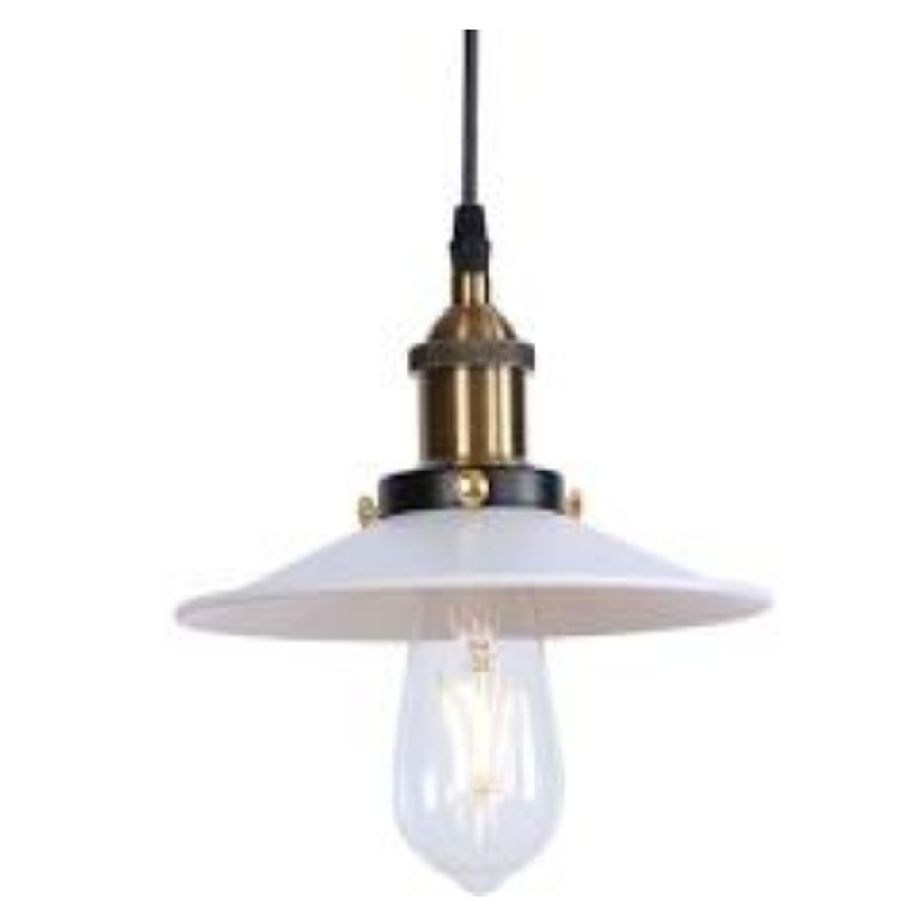 MYLİGHTS RETRO SİYAH BAŞLIKLI ESKİTME ASKIL TEKLİ SARKIT AVİZE 23CM EN