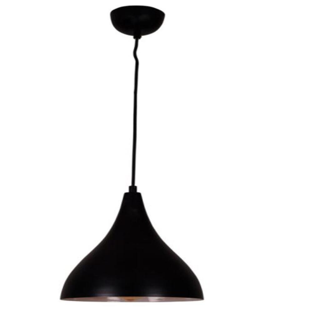 MYLİGHTS RETRO SİYAH İÇİ BEYAZ METAL SARKIT AVİZE