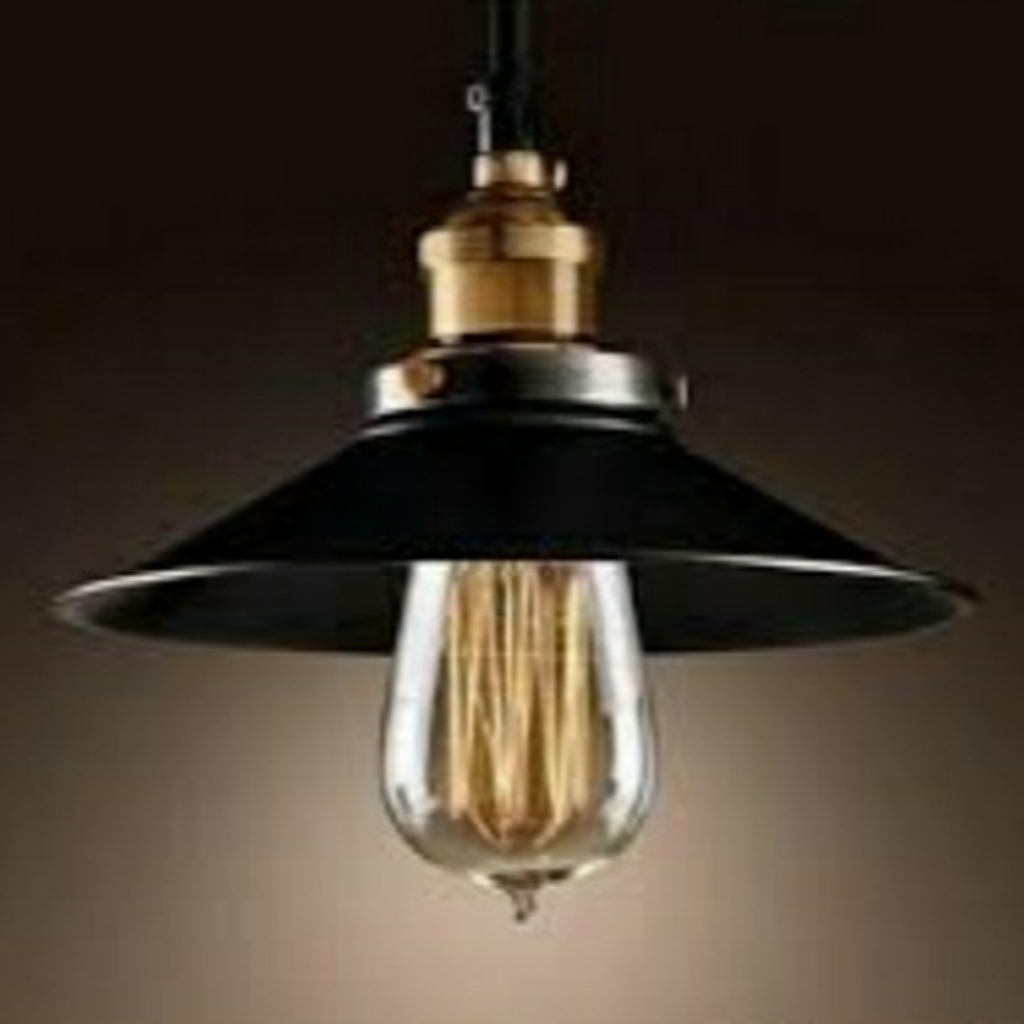 MYLİGHTS RETRO SİYAH TEKLİ SARKIT ESKİTME ASKI 23CM