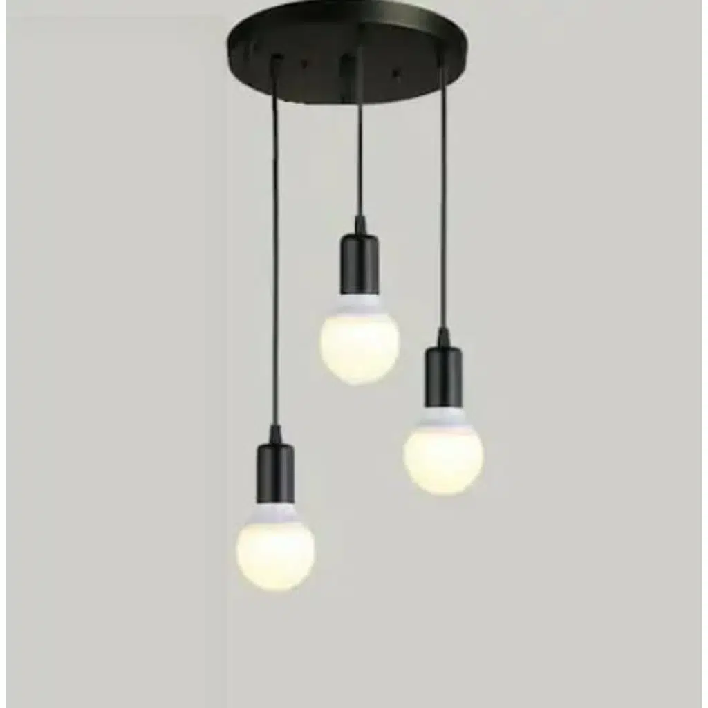 MYLİGHTS RETRO ÜÇLÜ METAL SARKIT AVİZE 3C CM