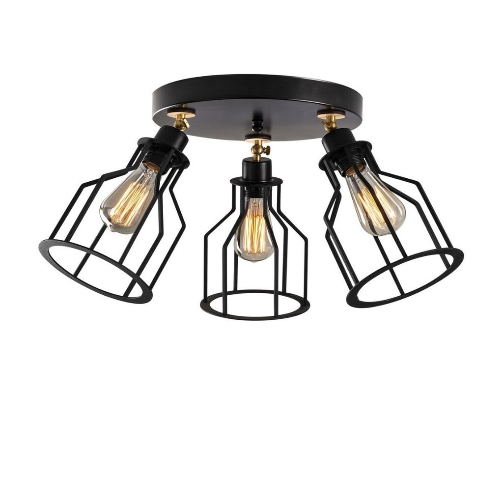 MYLİGHTS RETRO ÜÇLÜ PLOFONYER TAVAN HAREKETLİ AVİZE RETRO RUSTİK