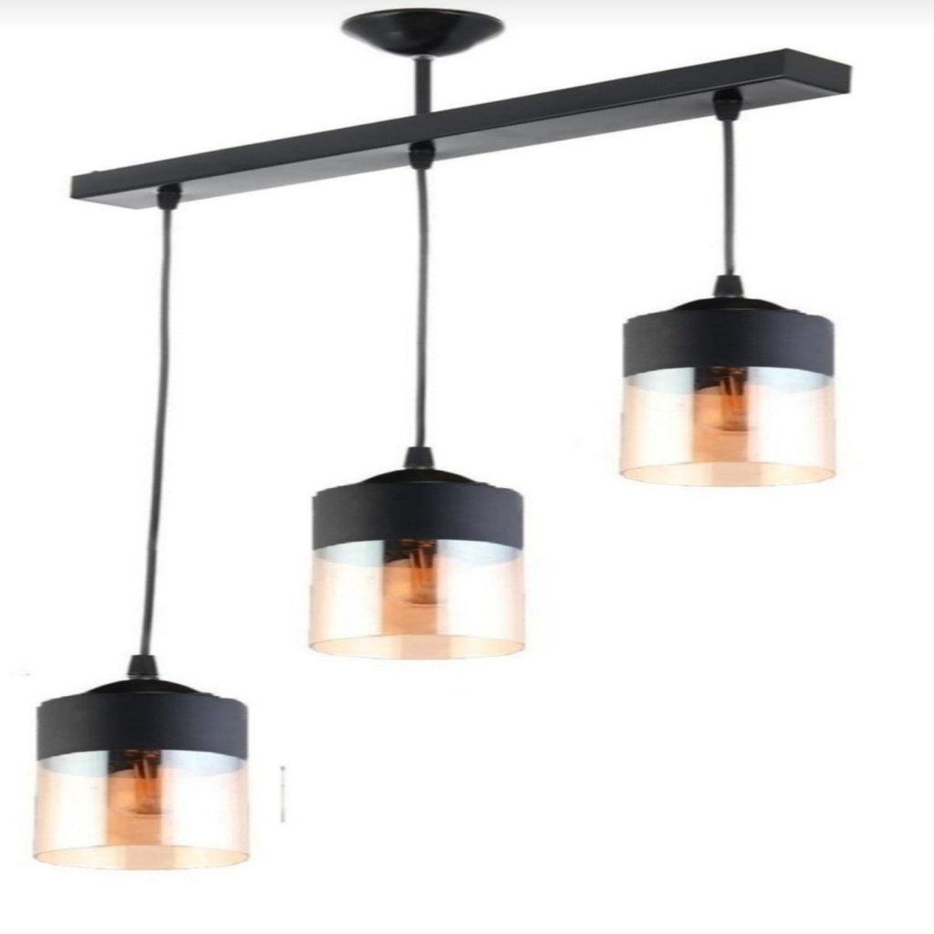 MYLİGHTS RETRO ÜÇLÜ SIRALI AVİZE 60 CM EN