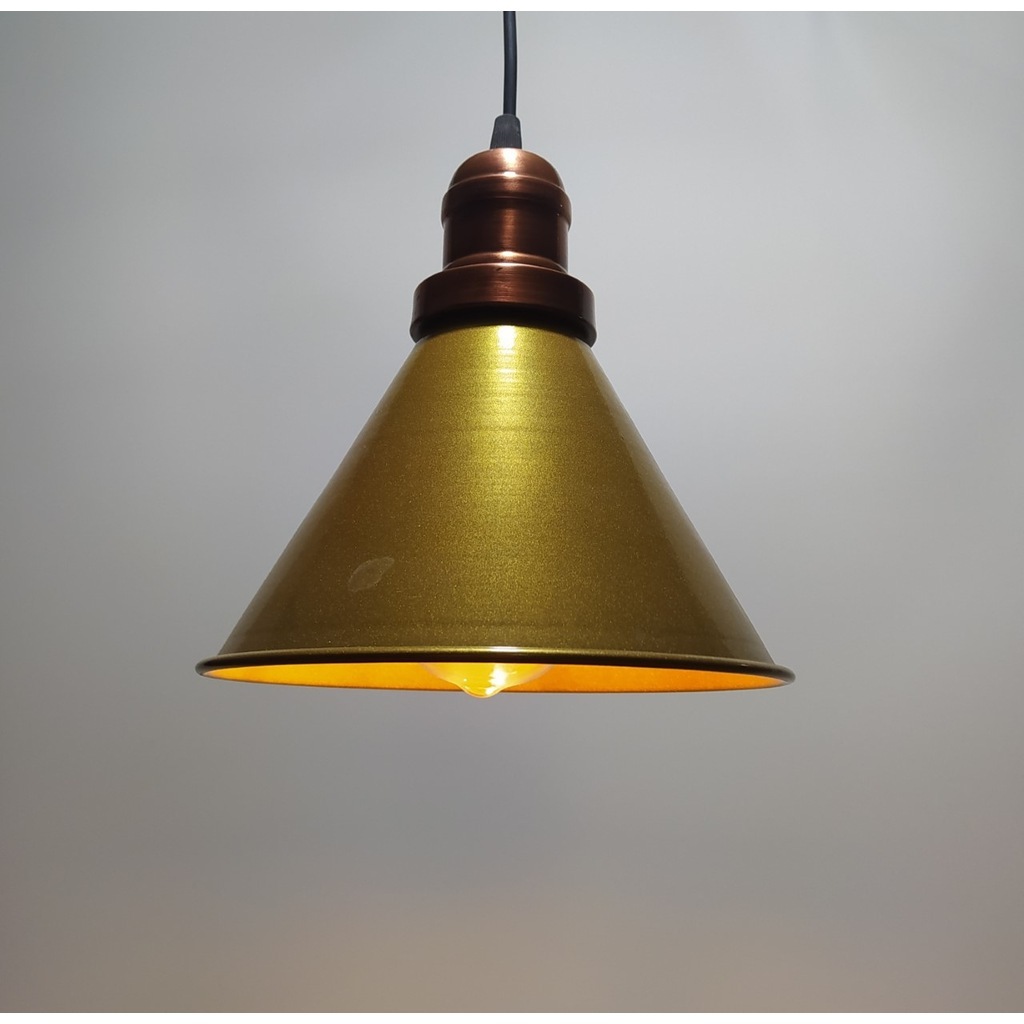 Mylights Retro Vintage Rustik Bronz Tekli Sarkıt Avize