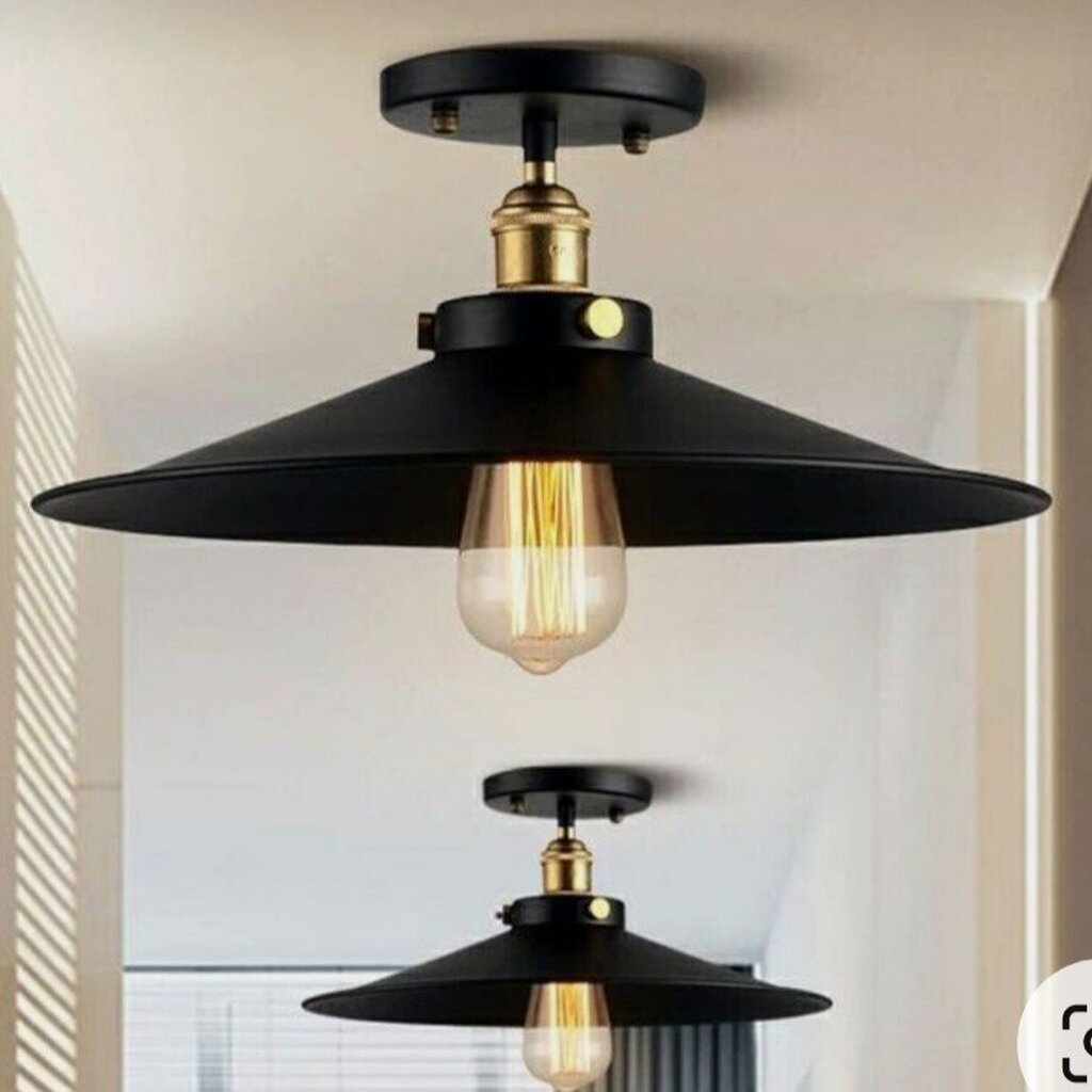 MYLİGHTS RUSTİK 40 CM METAL PLOFONYER AVİZE TEK FİYATIDIR