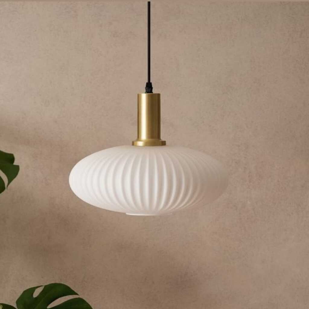 MYLİGHTS MODERN OPAL SARKIT AVİZE 25CM BRONZ ASKILI SPOR TEKLİ AVİZE ODA MUTFAK SALON KORIDOR 