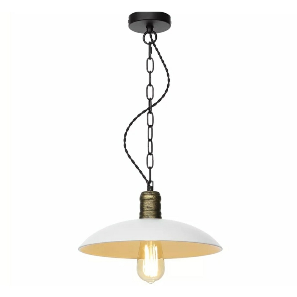 Mylights Rustik Beyaz Metal Sarkıt Avize 30 Cm (423973402)