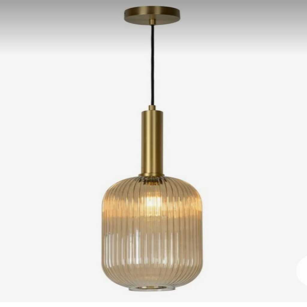 MYLİGHTS RUSTİK BAL AVİZE 15CM SPOR TEKLİ AVİZE cafe salon koridor yatak odası 