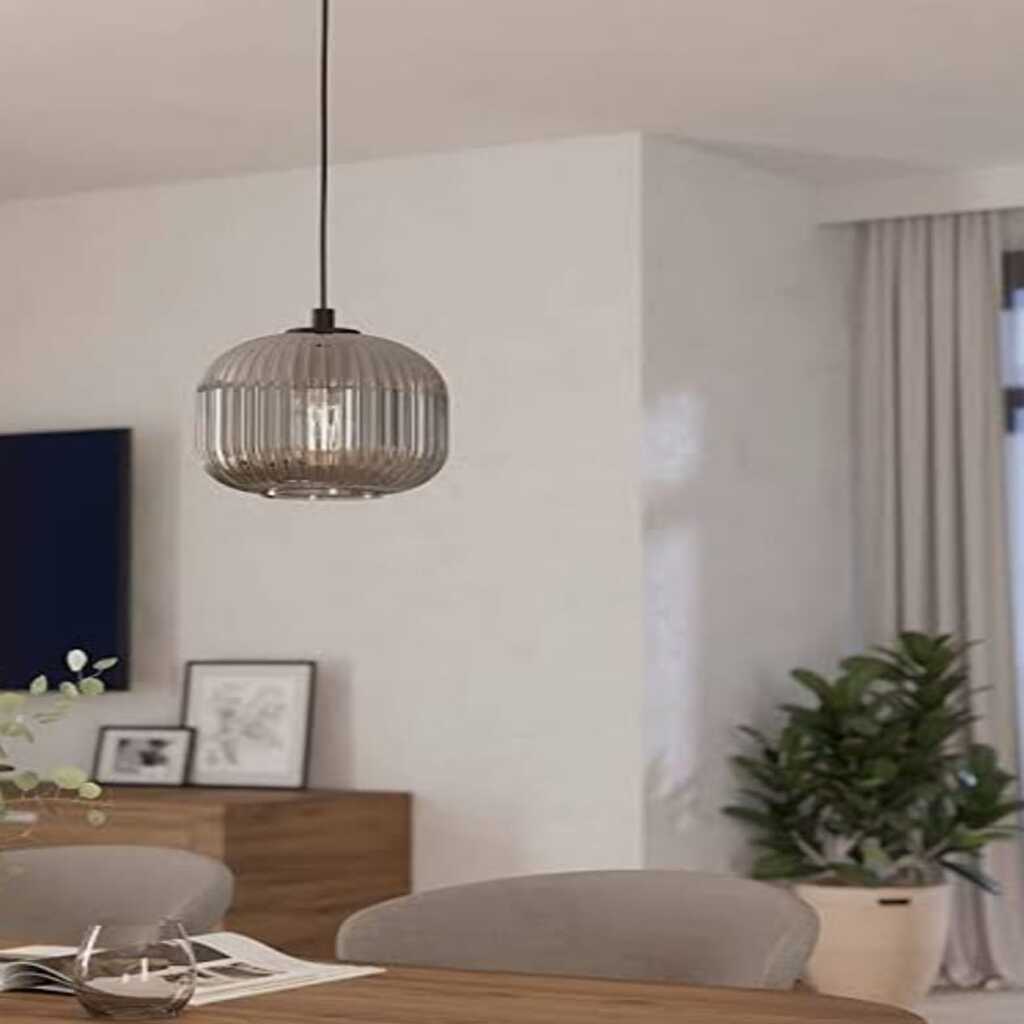 MYLİGHTS RUSTİK FÜME AVİZE 20CM SPOR TEKLİ AVİZE cafe salon koridor yatak odası 