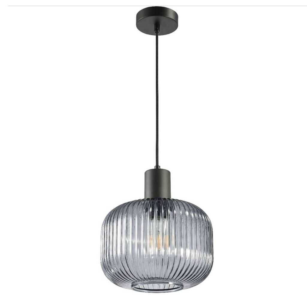 MYLİGHTS RUSTİK FÜME AVİZE 20CM SPOR TEKLİ AVİZE cafe salon koridor yatak odası 