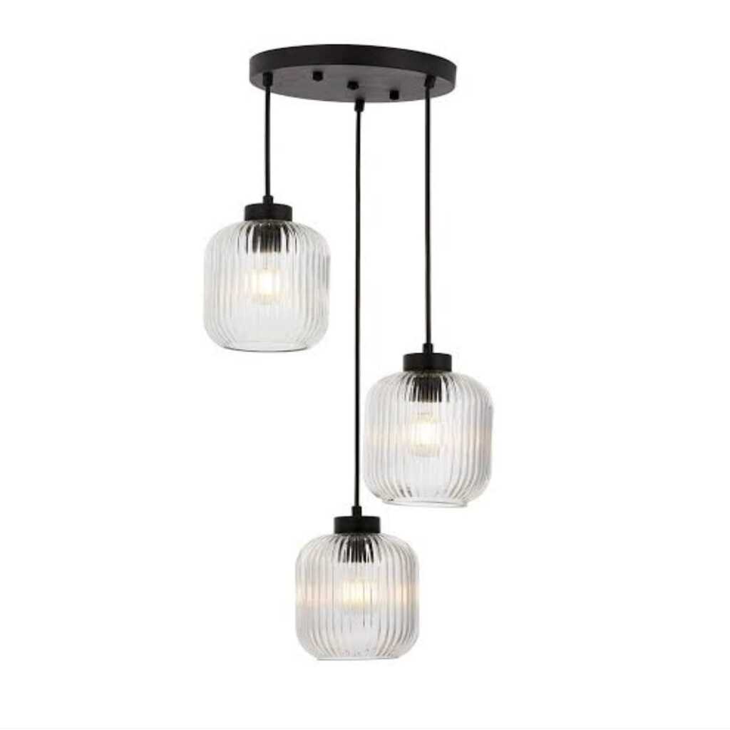 MYLİGHTS RUSTİK SARKIT AVİZE ÜÇLÜ AVİZE BRONZ ASKILI SPOR TEKLİ AVİZE