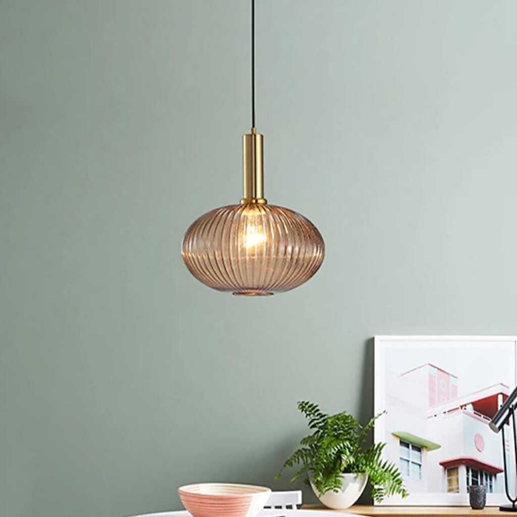 MYLİGHTS RUSTİK BAL SARKIT AVİZE 25CM BRONZ ASKILI SPOR TEKLİ AVİZE