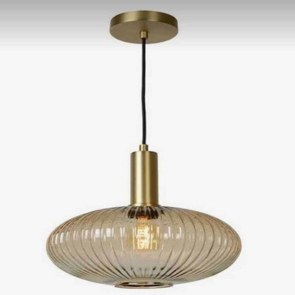 MYLİGHTS RUSTİK BAL SARKIT AVİZE 25CM BRONZ ASKILI SPOR TEKLİ AVİZE