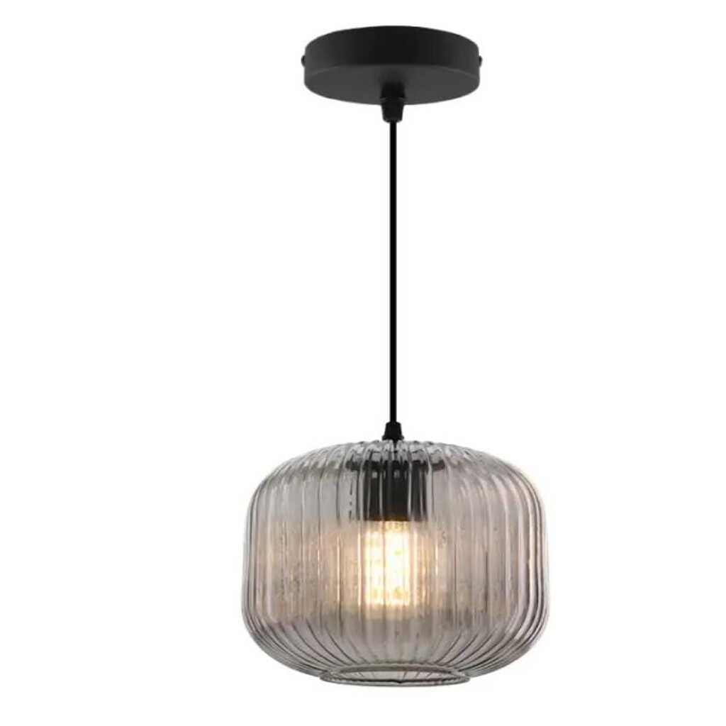 MYLİGHTS RUSTİK FÜME SARKIT AVİZE BRONZ ASKILI SPOR TEKLİ AVİZE