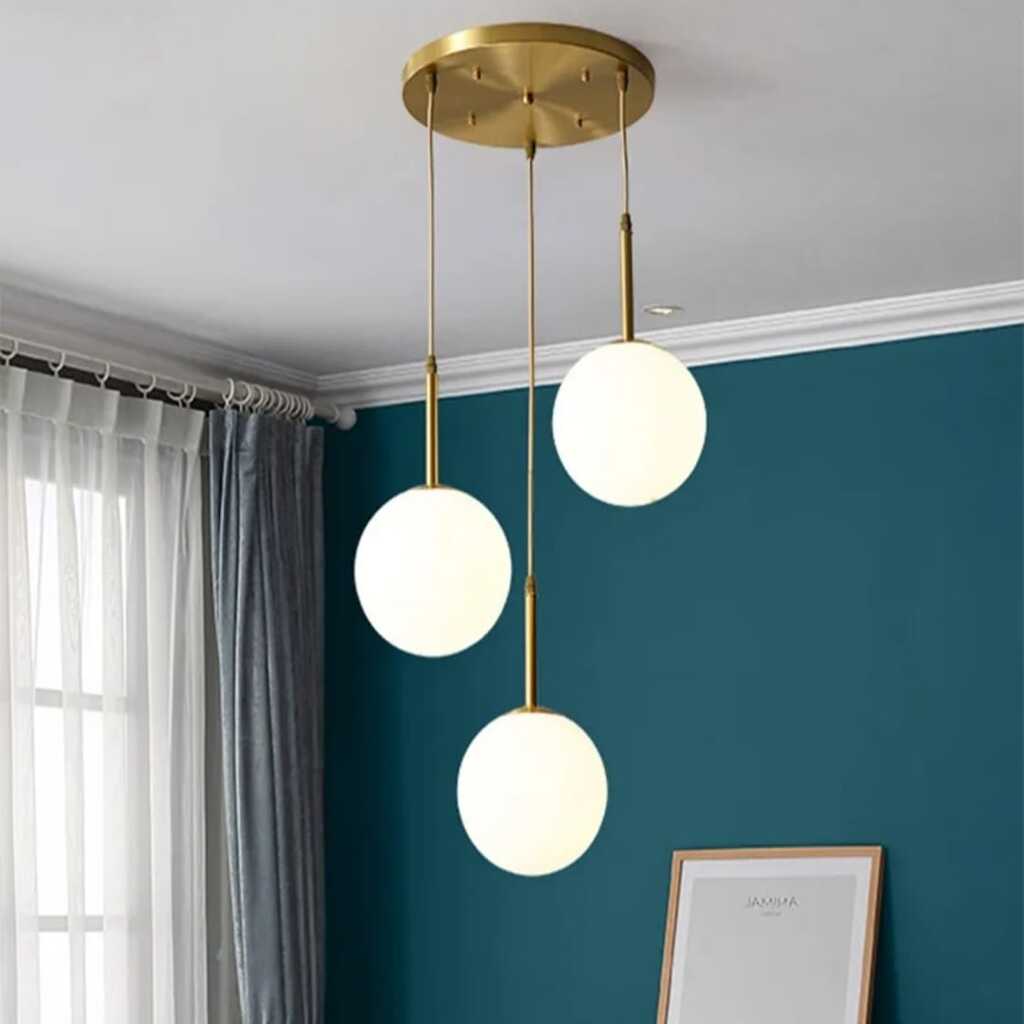 mylights r sarkıt avize uclu avize eskitme kaplam avize opal camlı eskitme kaplama salon avize 