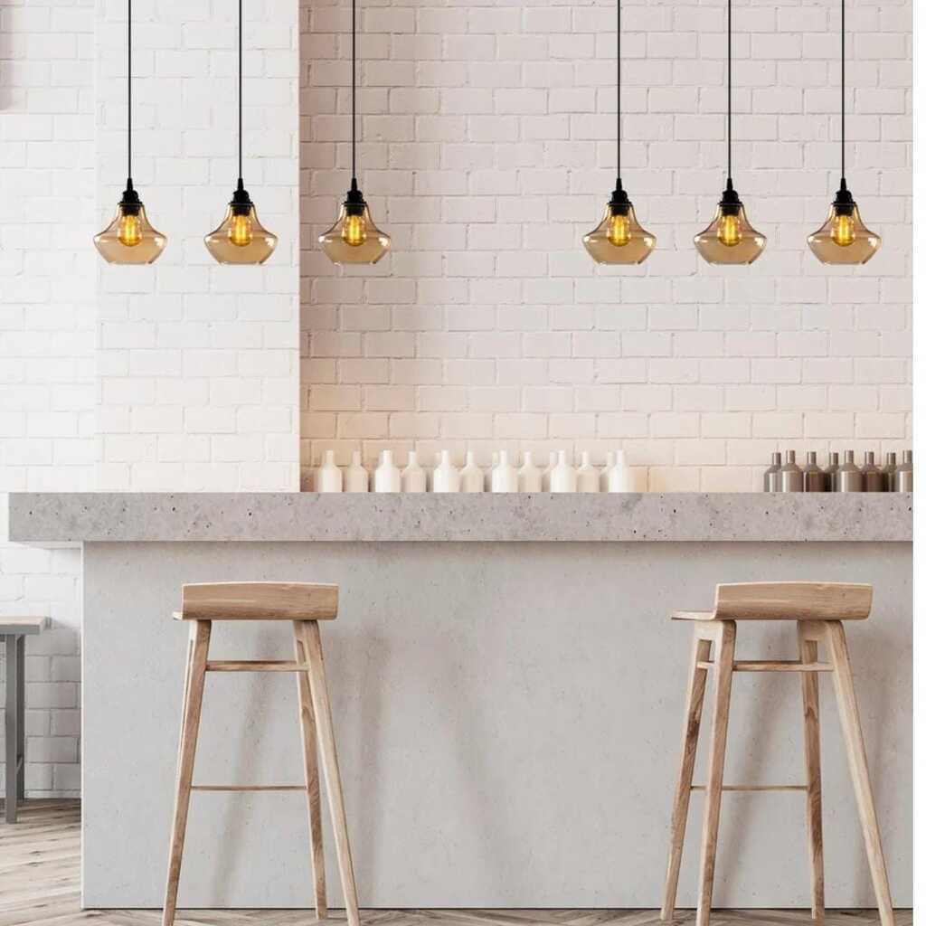 MYLİGHTS RUSTİK SARKIT AVİZE MASA ÜSTÜ SARKIT ÜÇLÜ AVİZE 60 CM 