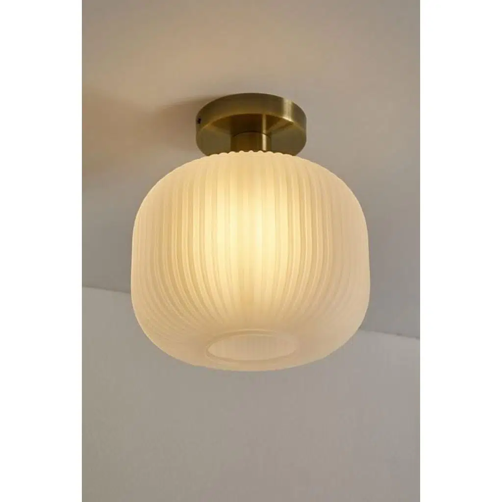 MYLİGHTS RUSTİK MODERN OPAL CAMLI TAVAN PLOFONYER AVİZE 