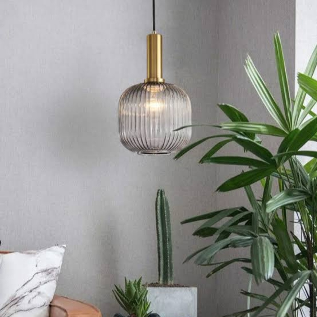 MYLİGHTS RUSTİK VİNTAGE FÜME TEKLİ SARKIT AVİZE 20CM 