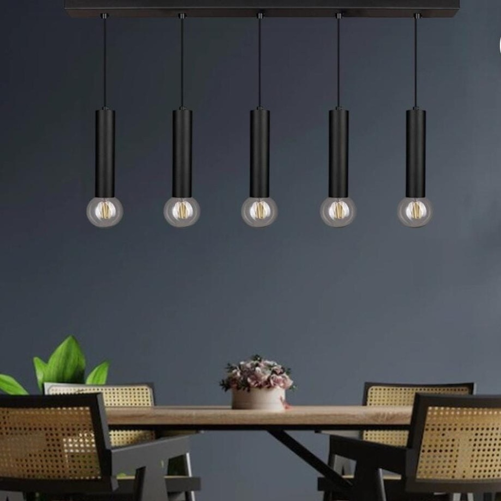 MYLİGHTS RUSTİK VİNTAGE beşli 1mrt MASA ÜSTÜ E27 DUYLU AVİZE 