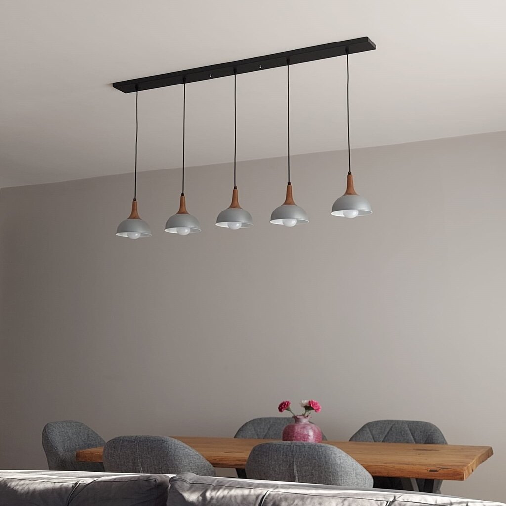 MYLİGHTS SIRALI BEŞLİ MASA ÜSÜTÜ SARKIT AVİZE RETRO AVİZE MODERN AVİZE 120 CM