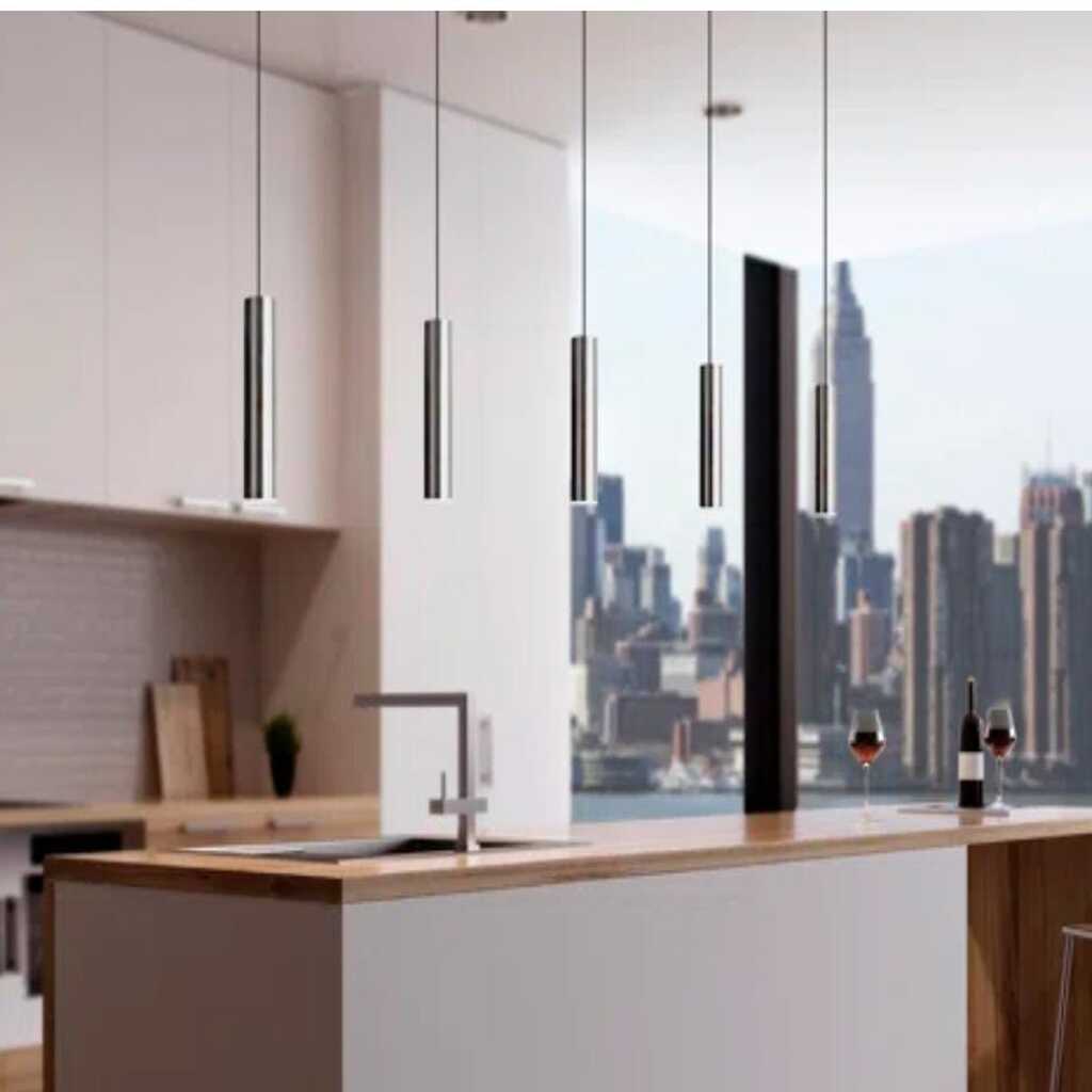  Mylights sıralı masaüstü beşli 5 li sartkıt 120cm metal gövde tasarruflu led ampul inox paslanmaz kaplama mat sarı 