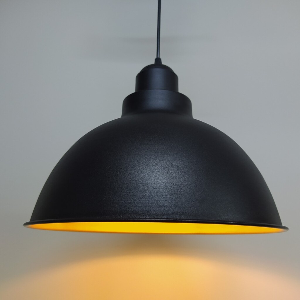 MYLİGHTS SİYAH İÇİ ALTIN METAL SARKIT AVİZE RUSTİK AVİZE RETRO SARKIT