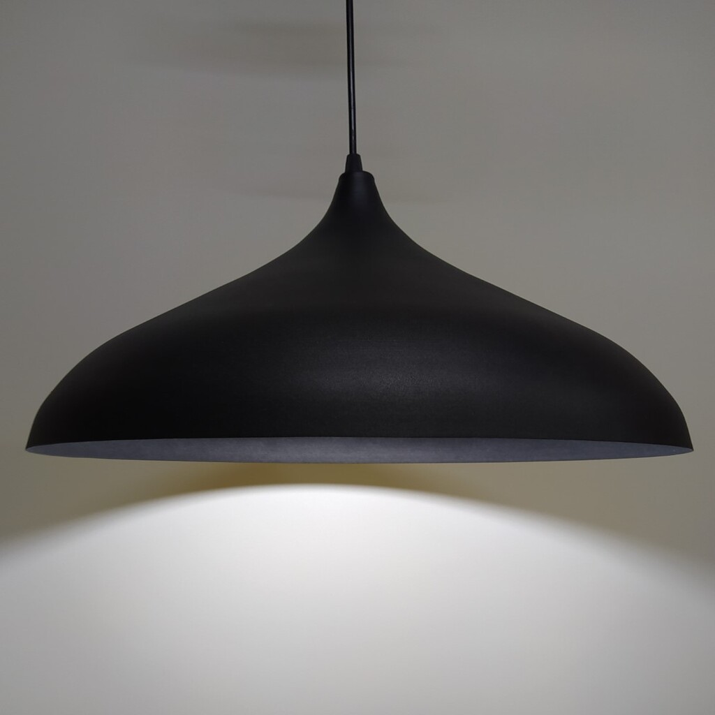 MYLİGHTS SİYAH İÇİ SİYAH METAL SARKIT AVİZE 43 CM RUSTİK AVİZE