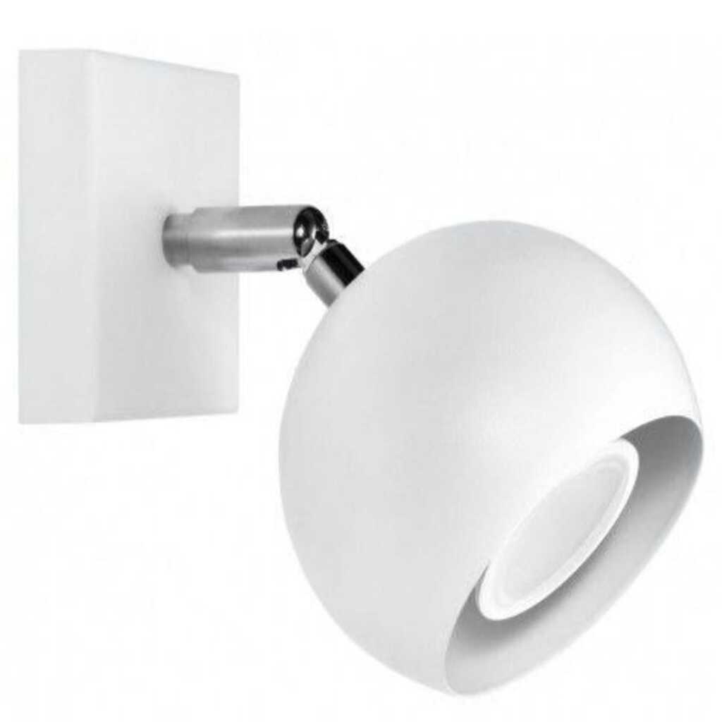 mylights beyaz spot tekli kure aplik ampullu hareketli aplik 