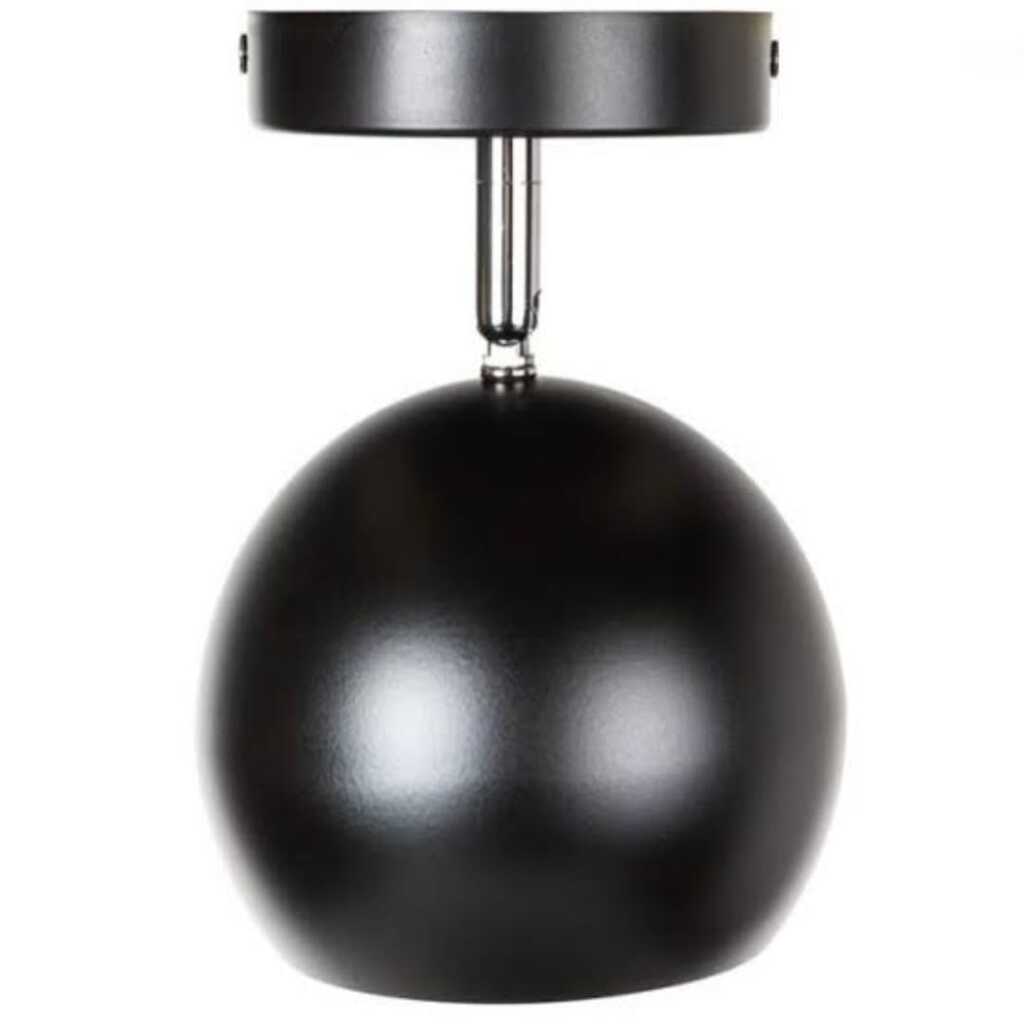 mylights siyah spot tekli küre ampullu gun ısıgı hareketli aplik 