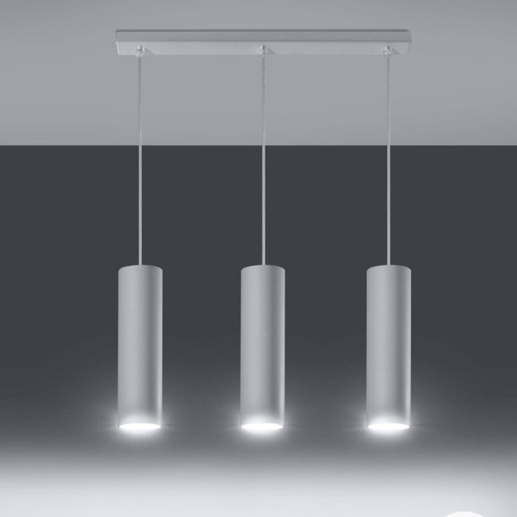 MYLİGHTS SPOR MODERN LED AVİZE MASA ÜSTÜ SIRALI BEYAZ IŞIK AMPUL DAHİLDİR LED AVİZE