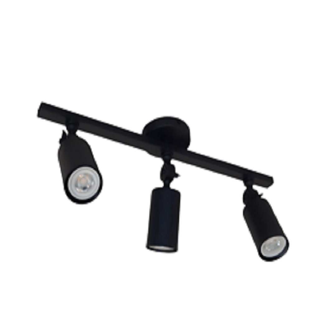 MYLİGHTS SPOT MAT SİYAH METAL LED SPOT AVİZE HAREKLİ APLİK ARMATÜR GÜN IŞIĞI LED AMPUL DAHİLDİR