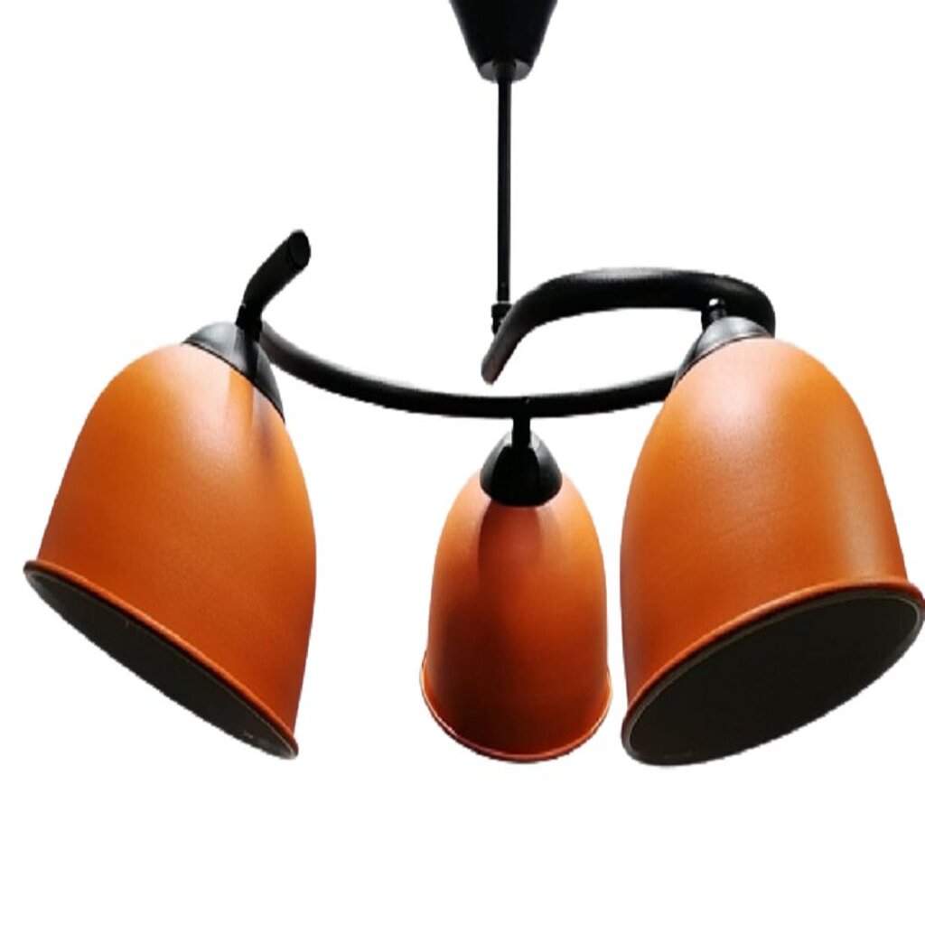 MYLİGHTS TURUNCU ÜÇLÜ METAL SARKIT AVİZE