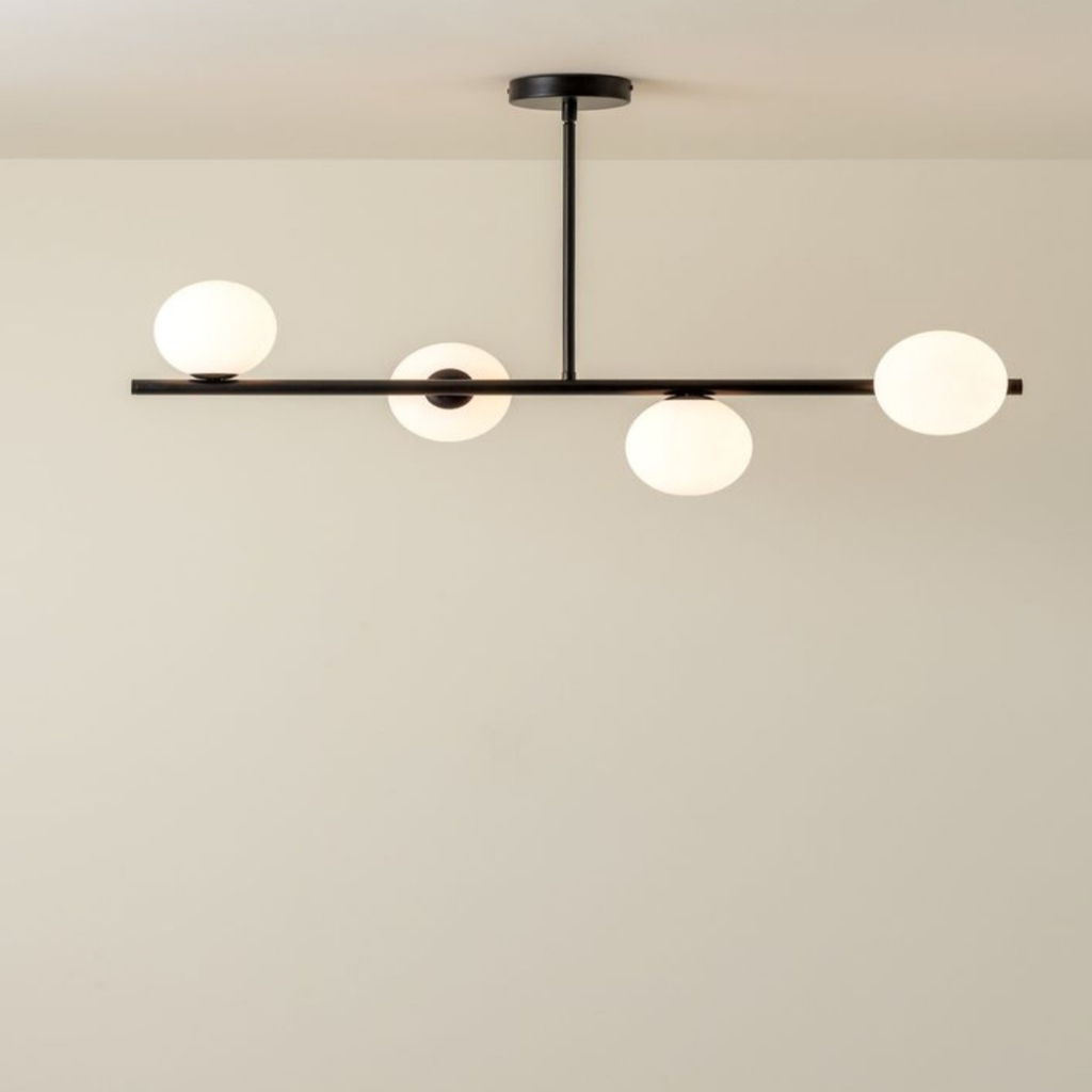 MYLİGHTS MASA ÜSTÜ SARKIT AVİZE OPAL CAMLI MODER SPOR SARKIT AVİZE