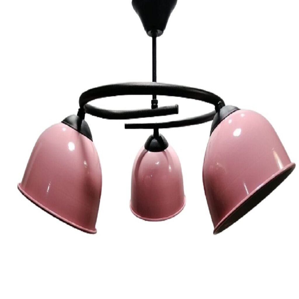 MYLİGHTS ÜÇLÜ GENÇ ODASI COCUK ODASI YATAK ODASI PEMBE BAŞLIKLI AVİZE