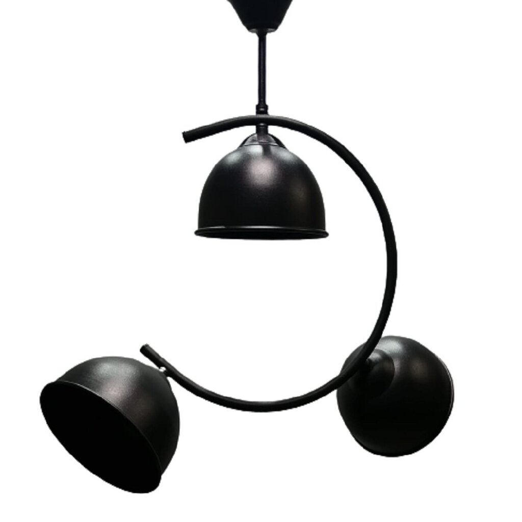 MYLİGHTS ÜÇLÜ MODERN SPOR ÜÇLÜ SARKIT AVİZE MAT SİYAH