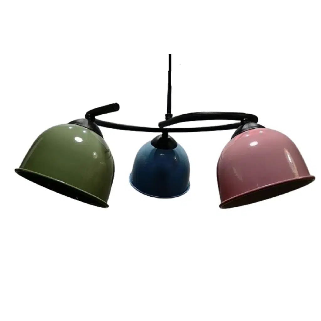 MYLİGHTS ÜÇLÜ RENKLİ METAL SARKIT AVİZE