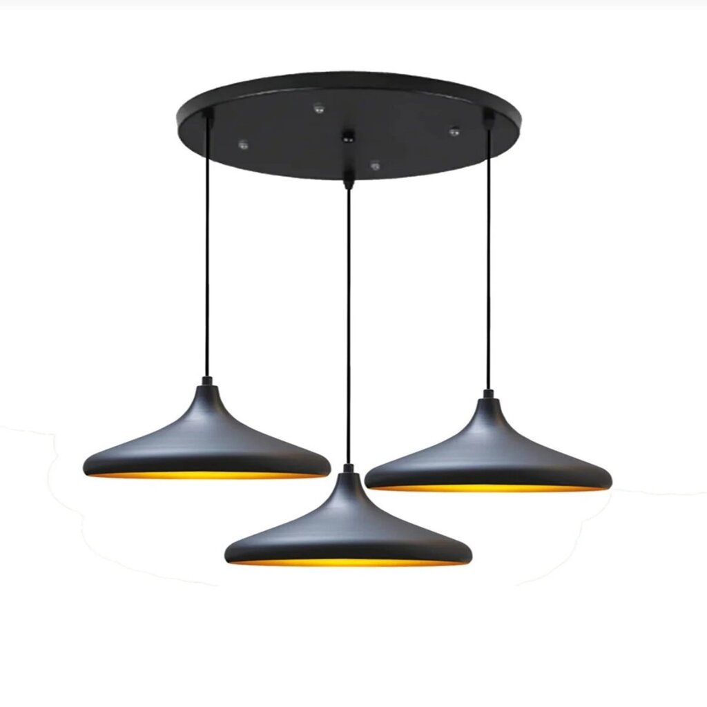 Mylights üçlü sarkıt avize metal sarkıt salo. Avize 