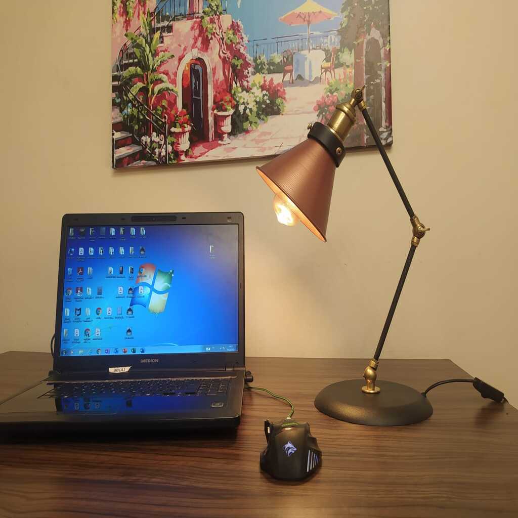 MYLİGHTS VİNTAGE AKROBAT MASA LAMBASI OKUMA LAMBASI RUSTİK MYLİGHTS MASA LAMBASI OKUMA LAMBASI