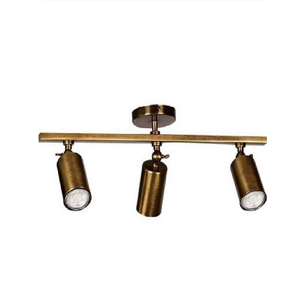 MYLİGHTS VİNTAGE ESKİTME LED ÜÇLÜ APLİK SPOT AVİZE GÜN IŞIĞI LED AMPUL DAHİLİDİR