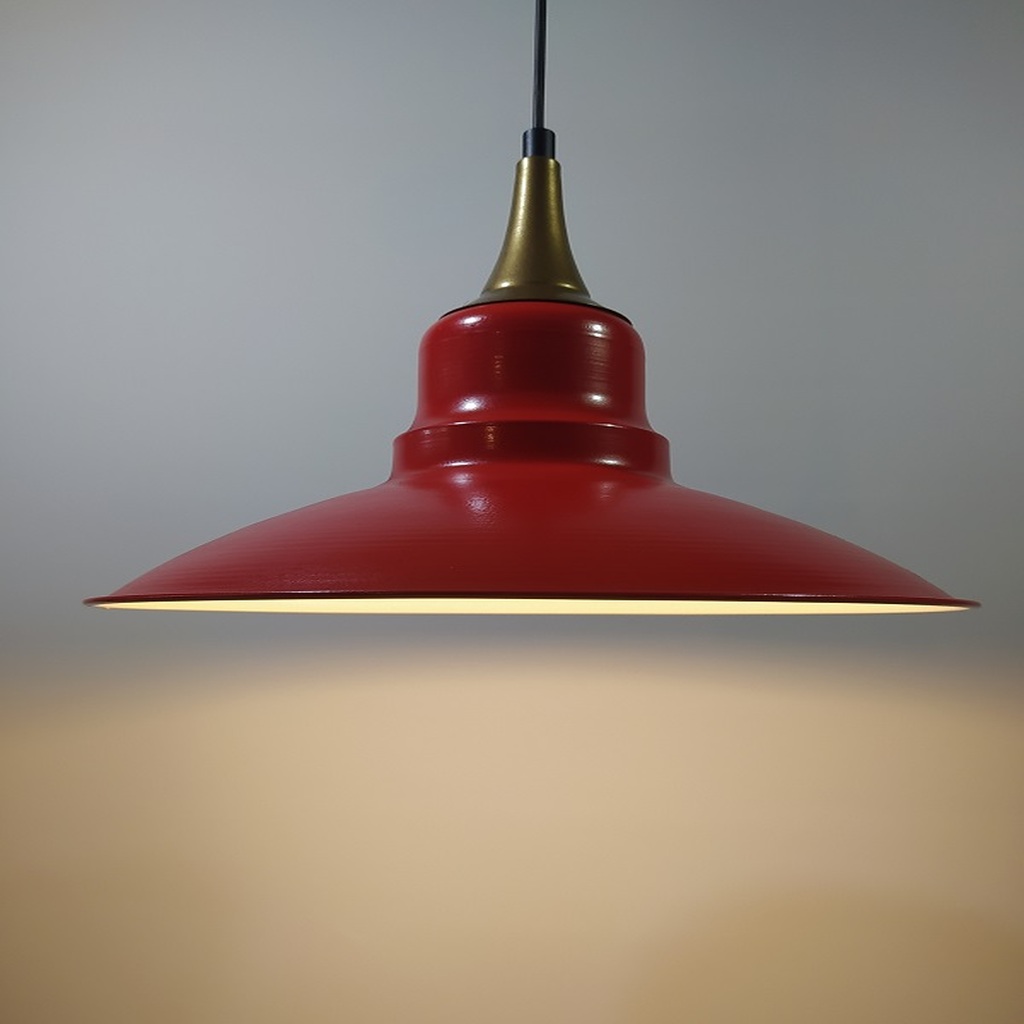 MYLİGHTS VİNTAGE KIRMIZ BRONZ ASKILI METAL SARKIT AVİZE