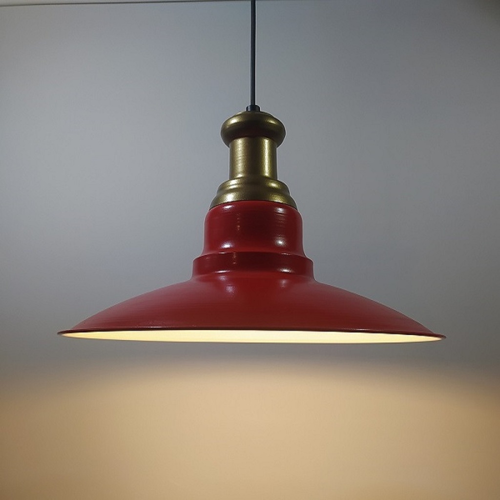 MYLİGHTS VİNTAGE KIRMIZI METAL SARKIT AVİZE