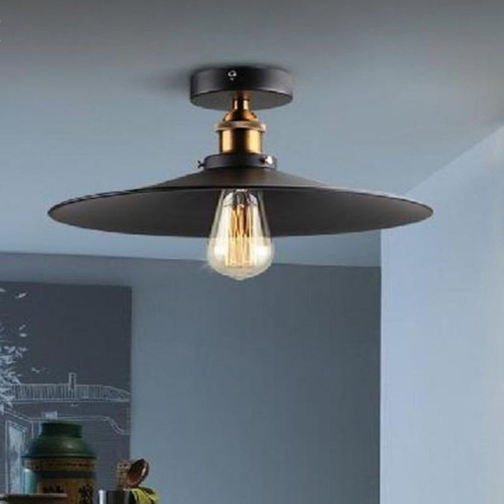 MYLİGHTS VİNTAGE RETRO RUSTİK 40CM METAL PLOFONYER AVİZE 