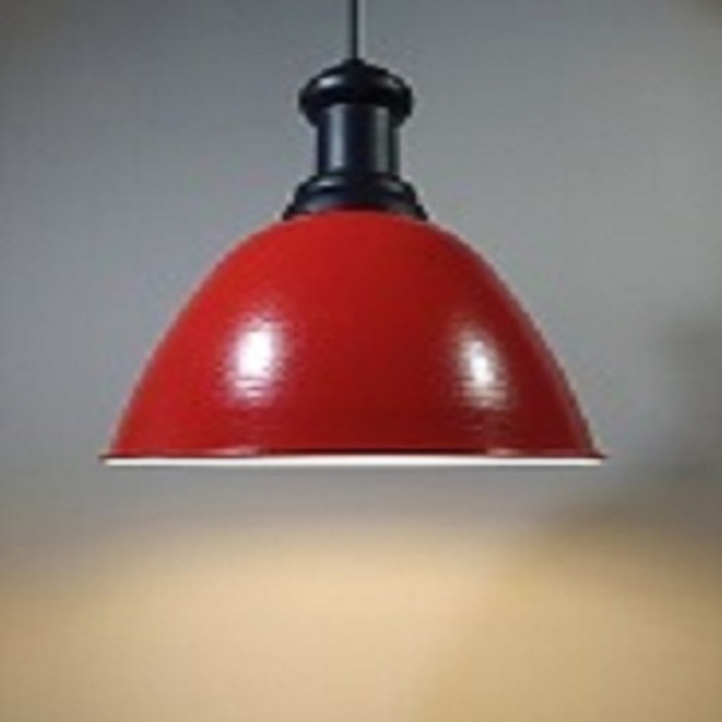 MYLİGHTS VİNTAGE RETRO RUSTİK KIRMIZI METAL SARKIT AVİZE SİYAH ASKILI